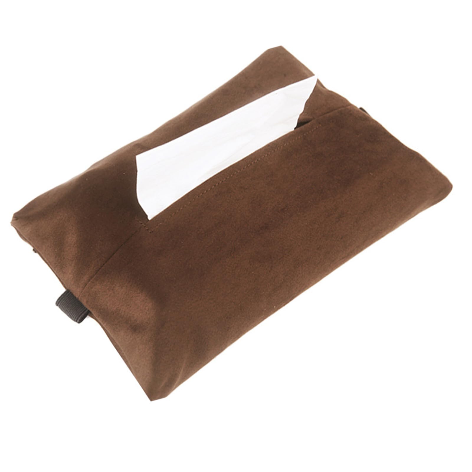 Car Tissue Box Holder Center Console Armrest Napkin Backseat Case with Fix Strap Covers