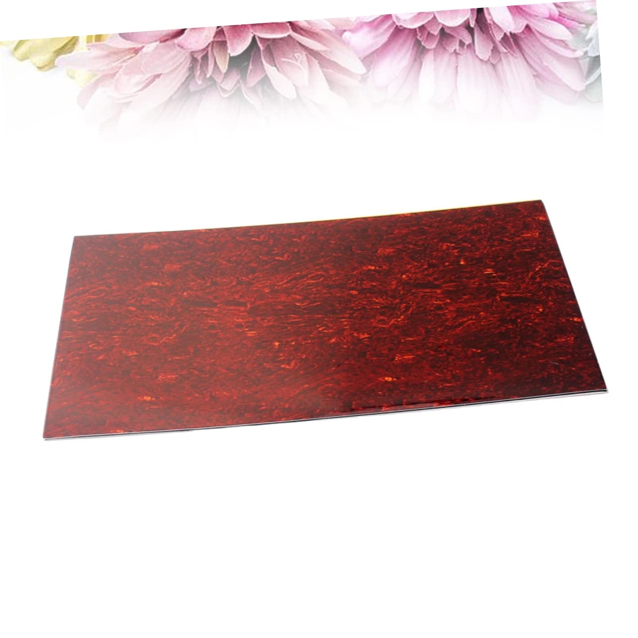 LIFKOME Bass Pickguard Blank Plate in Old Tortoise Shell 44x29cm Self-adhesive Heat Resistant Non-warping Guitar Accessory