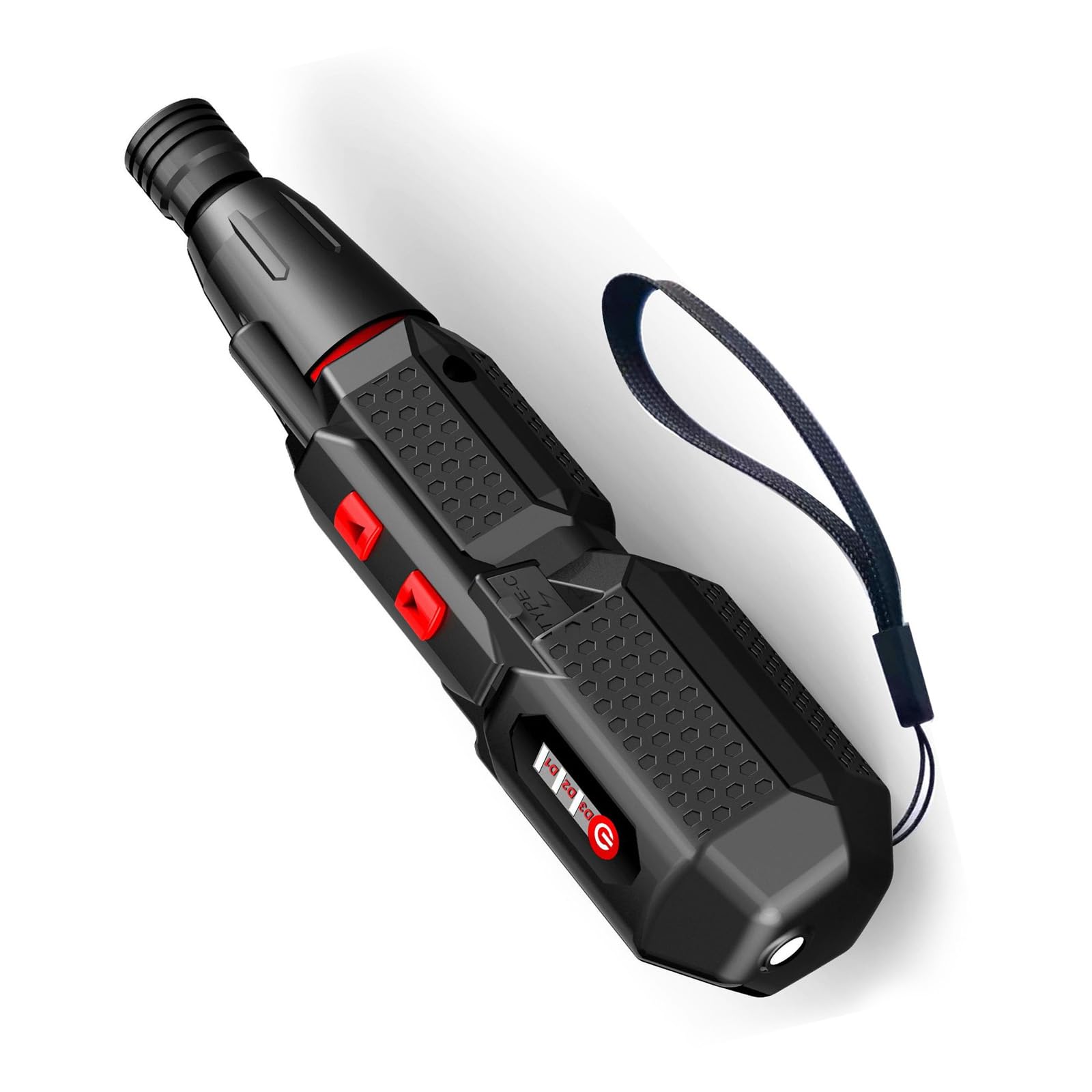 Rgybao Light/Dark Electric Manual Double Mode Screwdriver 1600Mah Battery Type C Charging 10Nm Torques For Automotive Crafting Electric Screwdriver Cordless Rechargeable