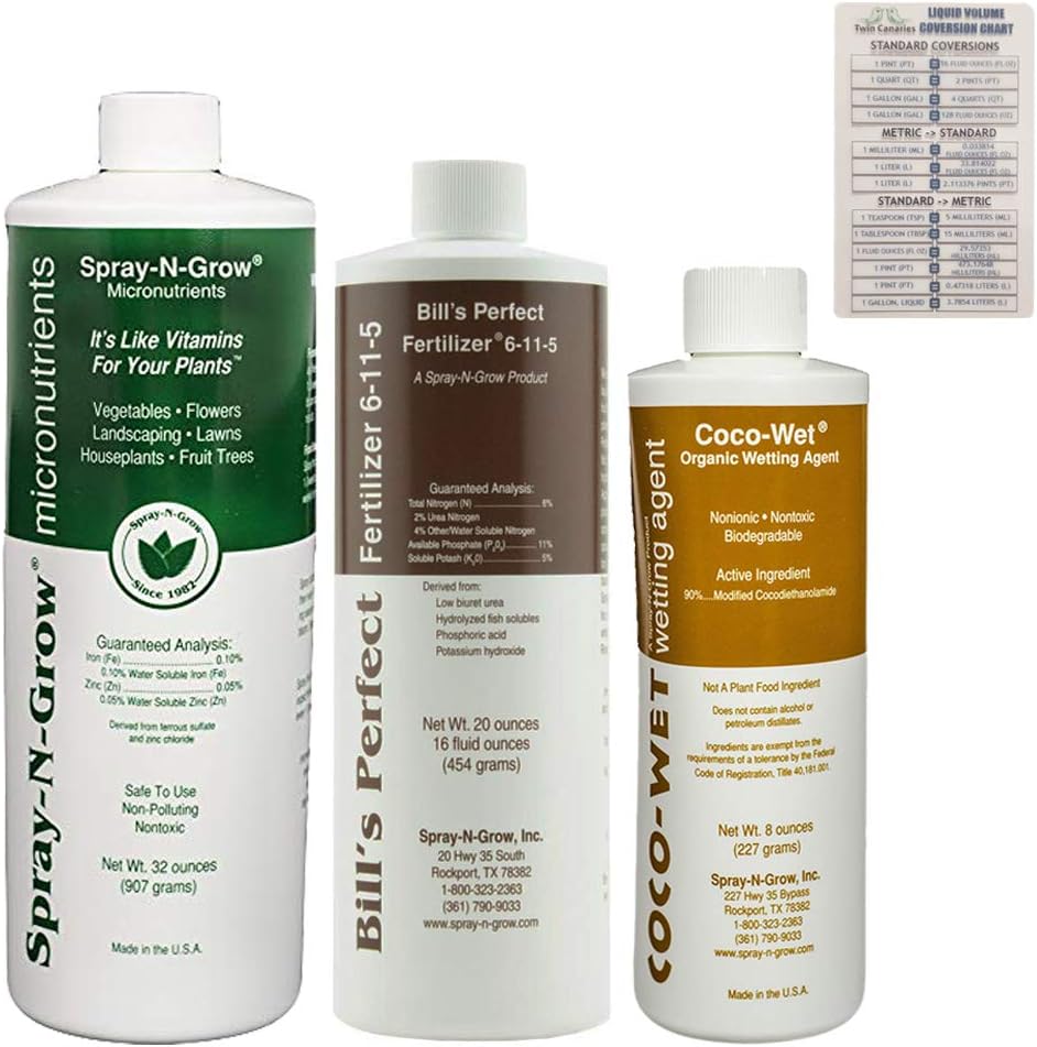 SprayNGrow Micronutrients 32 oz + Bill's Perfect