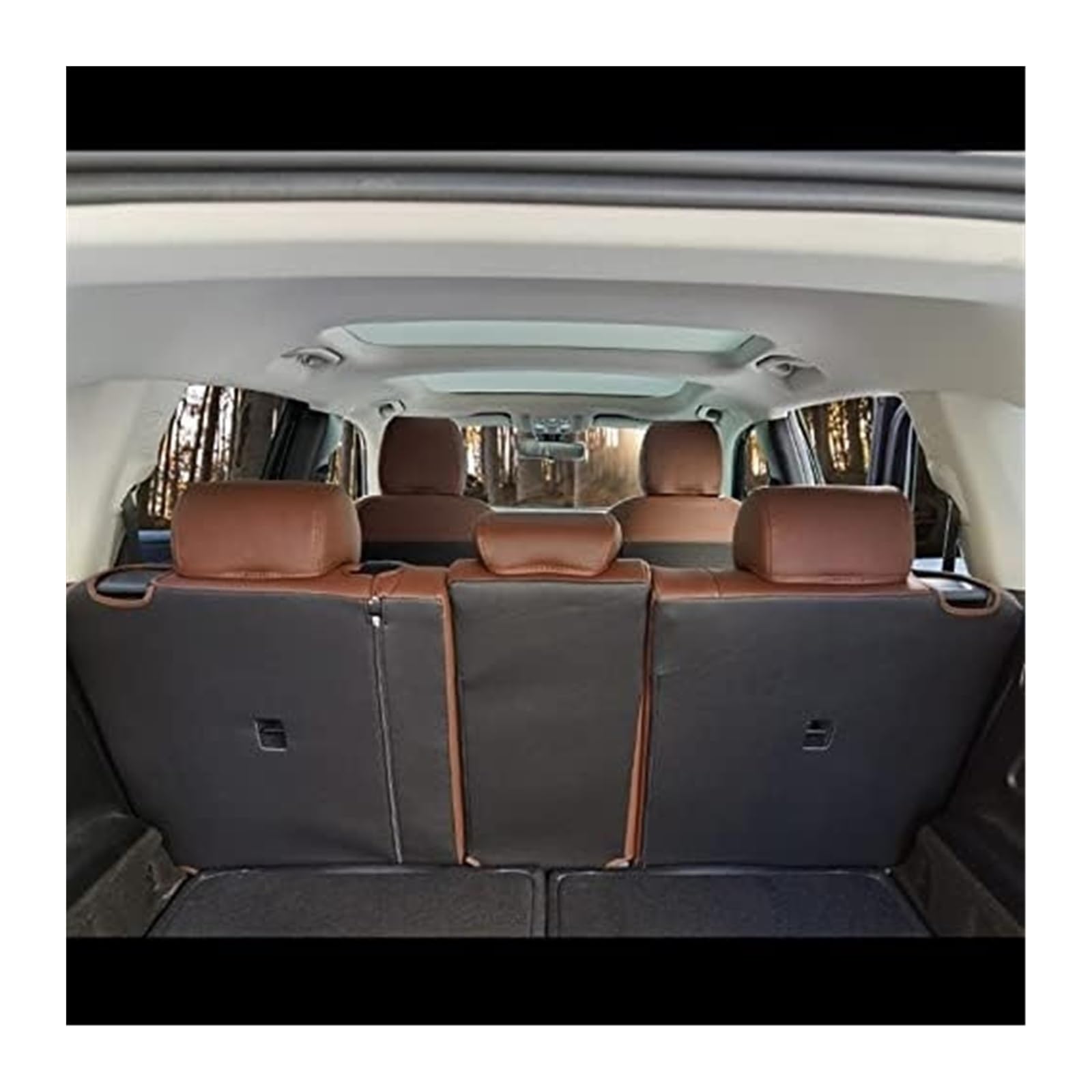 Für Benz GLB 200 180 Komplettes Sitzbezug Set 7-Sitzer Leder Wasserdicht Inklusive Kissen Zubehör Autositzbezüge