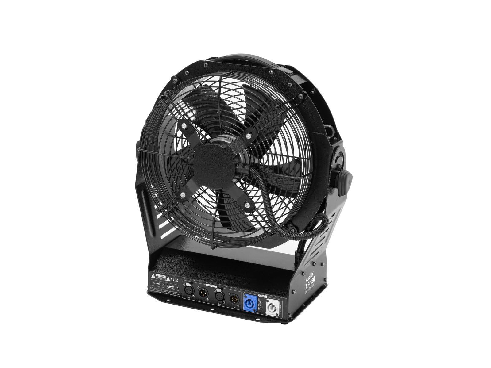 EUROLITE AF-180 Stage Fan DMX | Leistungsstarke DMX-Windmaschine mit veränderbarem Luftaustrittswinkel