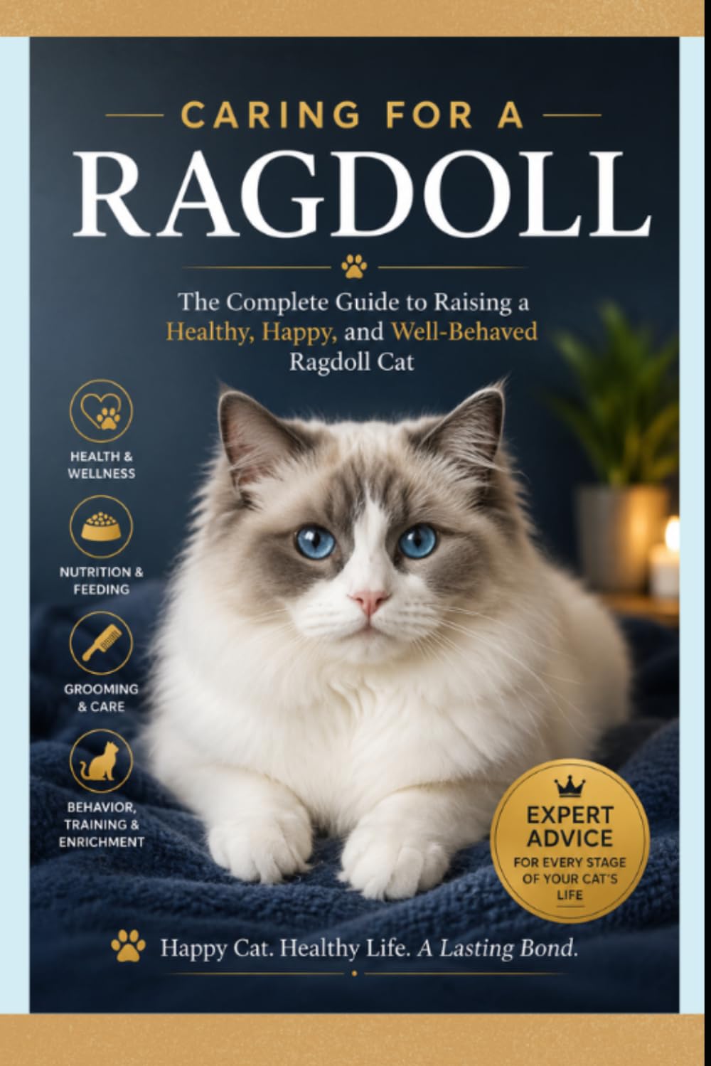 Caring for a Ragdoll: The Complete Guide to Raising a Healthy, Happy, and Well-Behaved Ragdoll Cat