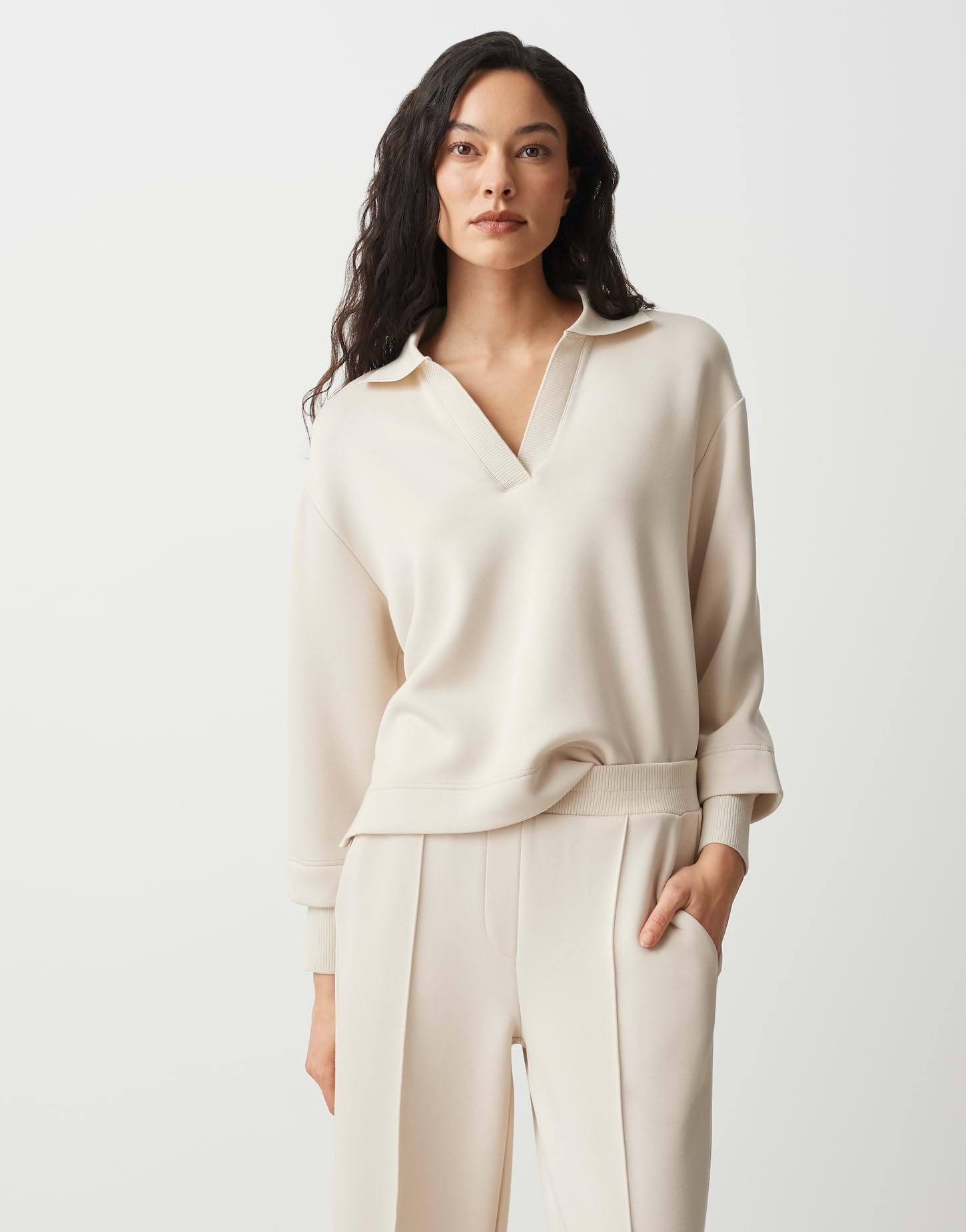 OPUS Damen Sweatshirt | GYHA Regular Sweatshirt im weichen Viskose Mix