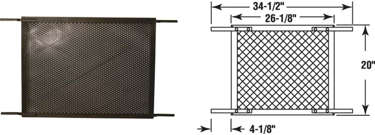 Prime-LINE National Spectrum Brands HHI PL 15516 Bronze Screen/Storm Door Grille