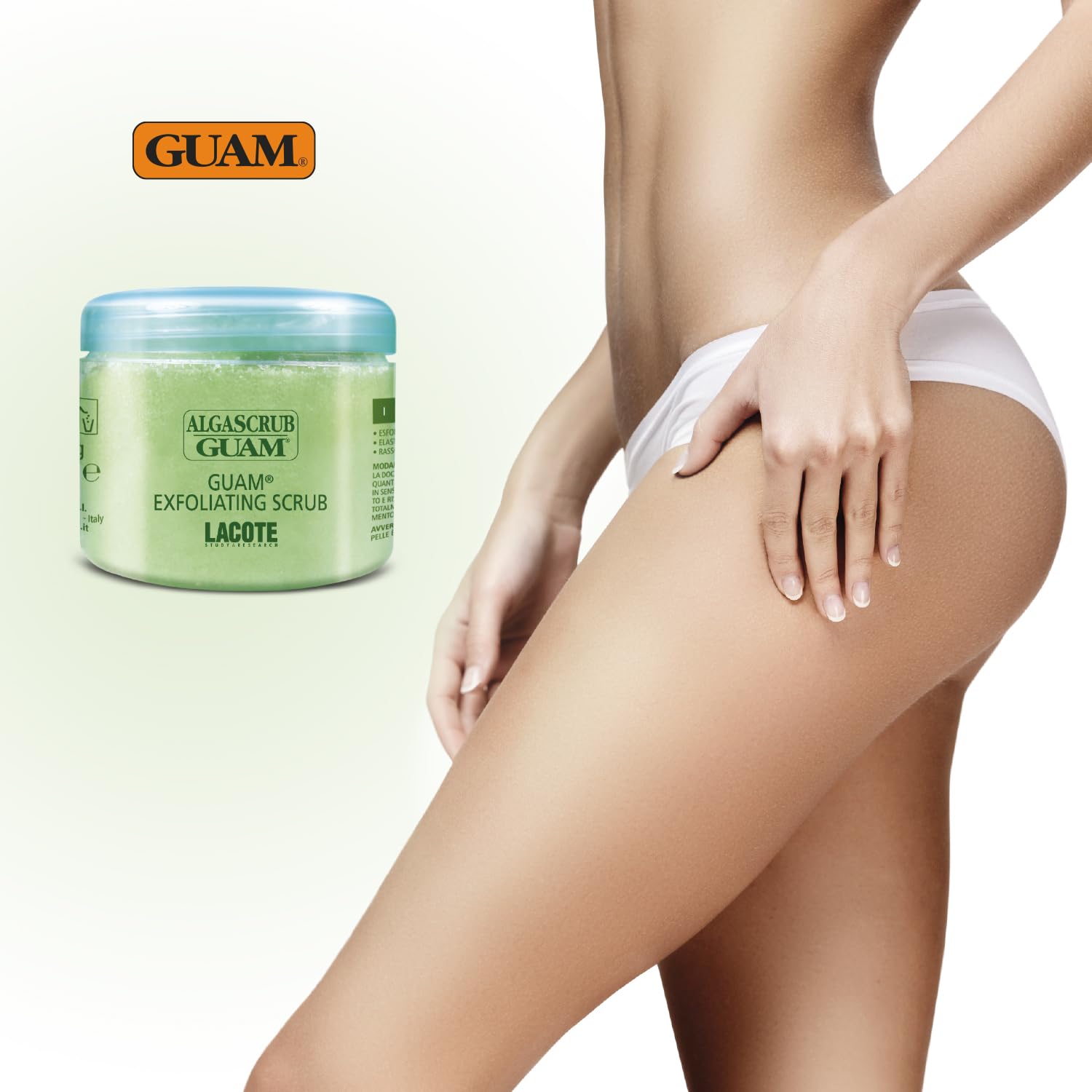 Guam, Algenscrub, Aromatherapeutische Scrub Massage, Fördert die Zellregeneration, mit ätherischen Ölen, Made in Italy, 700 g Packung