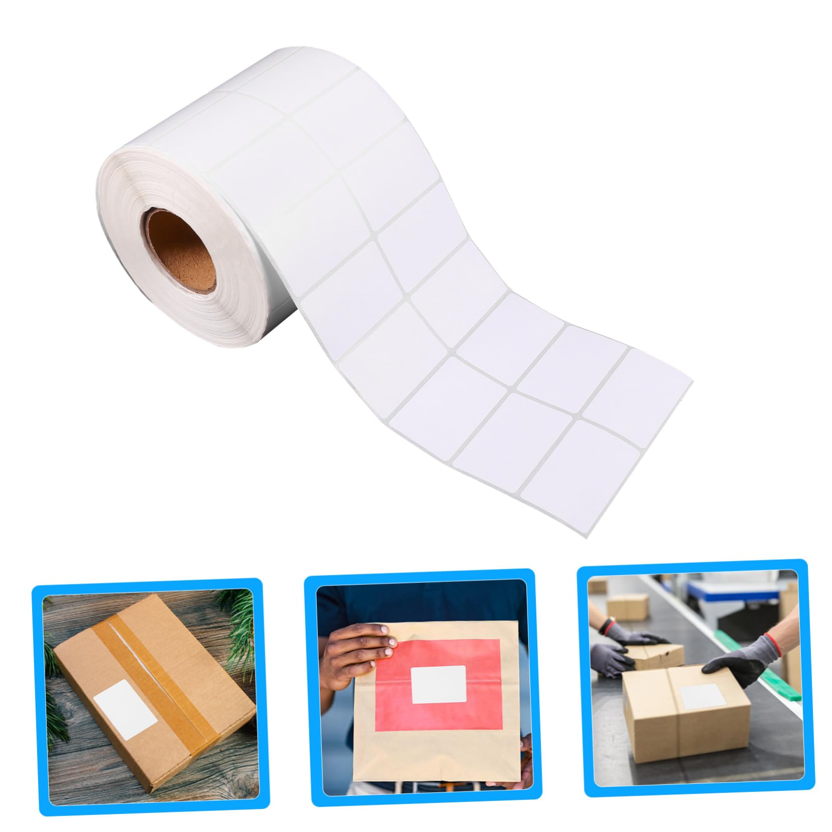 Etichette Termiche Adesive Resistenti Graffi e Sporco Etichette Multifunzione per Spedizioni Ufficio e Codici Barre