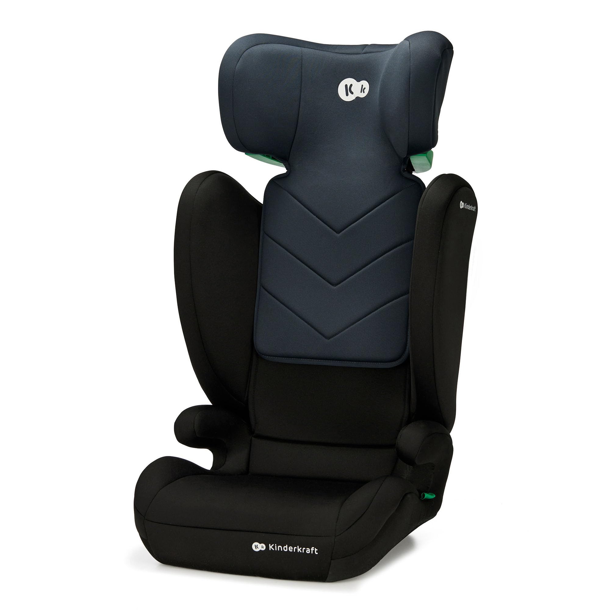 Kinderkraft I-SPARK i-Size Siège auto bébé Groupe 2/3 100-150 cm, de 3,5 à 12 ans, 15 à 36 kg, léger (4,85 kg), ceinture de sécurité à 3 points, Protection latérale, Noir