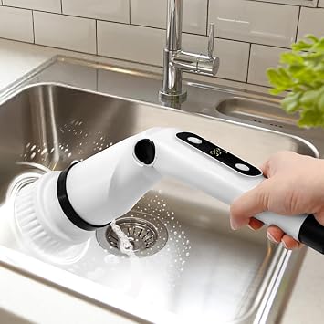 IEZFIX Elektrikli Spin Scrubber X03 Turbo Fırça Kafası Değiştirme, Çok Amaçlı Temizleme Fırçası Seti A
