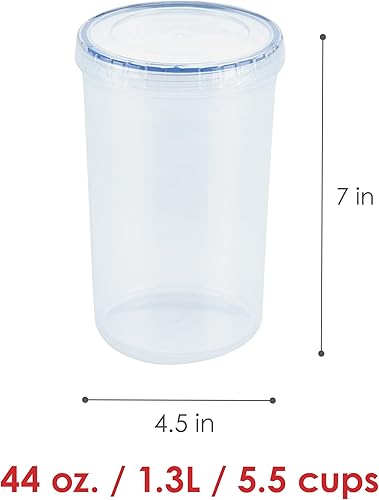 Miniatura 4 de Lock & Lock Easy Essentials - Juego de contenedores herméticos para almacenamiento de alimentos, sin BPA, apto para lavavajillas, 20 unidades,