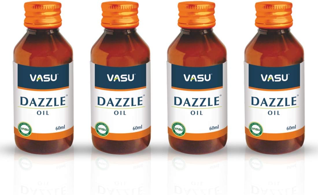 Vasu Healthcare Dazzle Oil, 60 ml (Pack of 4)