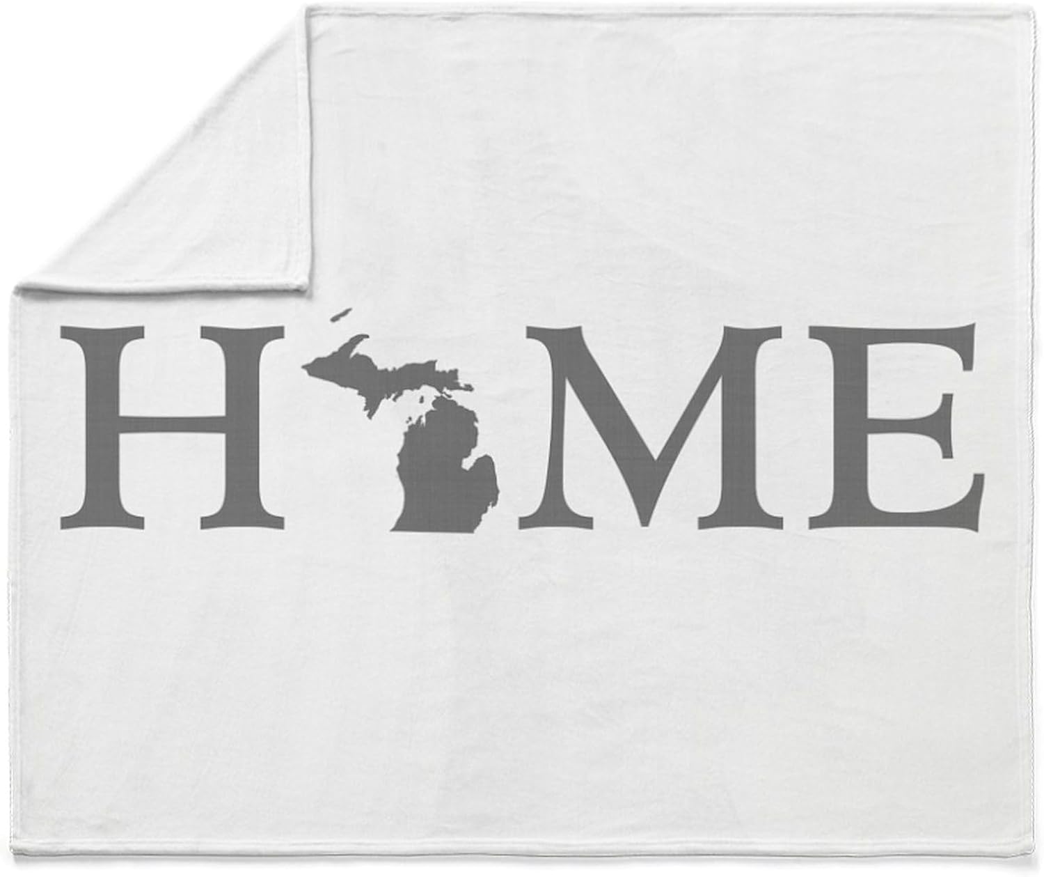CafePress Michigan Home Throw Blanket Super Soft Fleece Plush Throw Blanket, 60"x50"