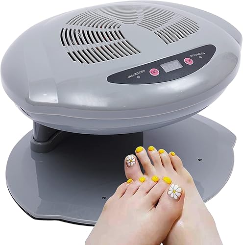 Miniatura 2 de Secador de uñas profesional, ventilador de uñas de 400 W, máquina secadora con inducción automática, viento cálido y frío, herramienta de manicura