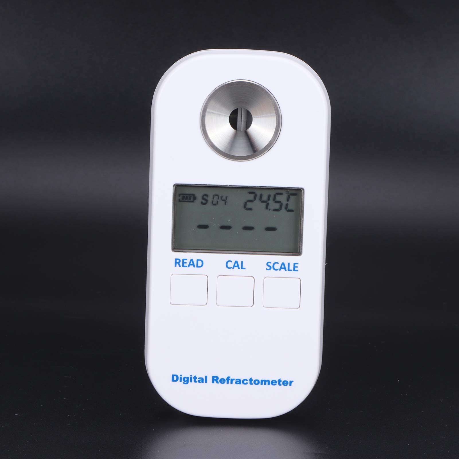 Refractómetro de Miel,refractómetro Brix Digital LCD,refractómetro de Bolsillo Portátil, Refractómetro de Prueba Brix Digital Portátil para Medir el Contenido de Azúcar en Frutas, Miel, Jarabe de Arce
