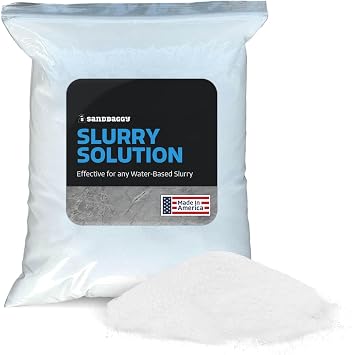 Sandbaggy Concrete Slurry Solution Solidifier Made in the USA - EPA-Compliant Waste Disposal - Safe, Non-Toxic & Biodegradable - Sodium Polyacrylate Crystals, CAS# 9003-04-7 0.94, Pounds