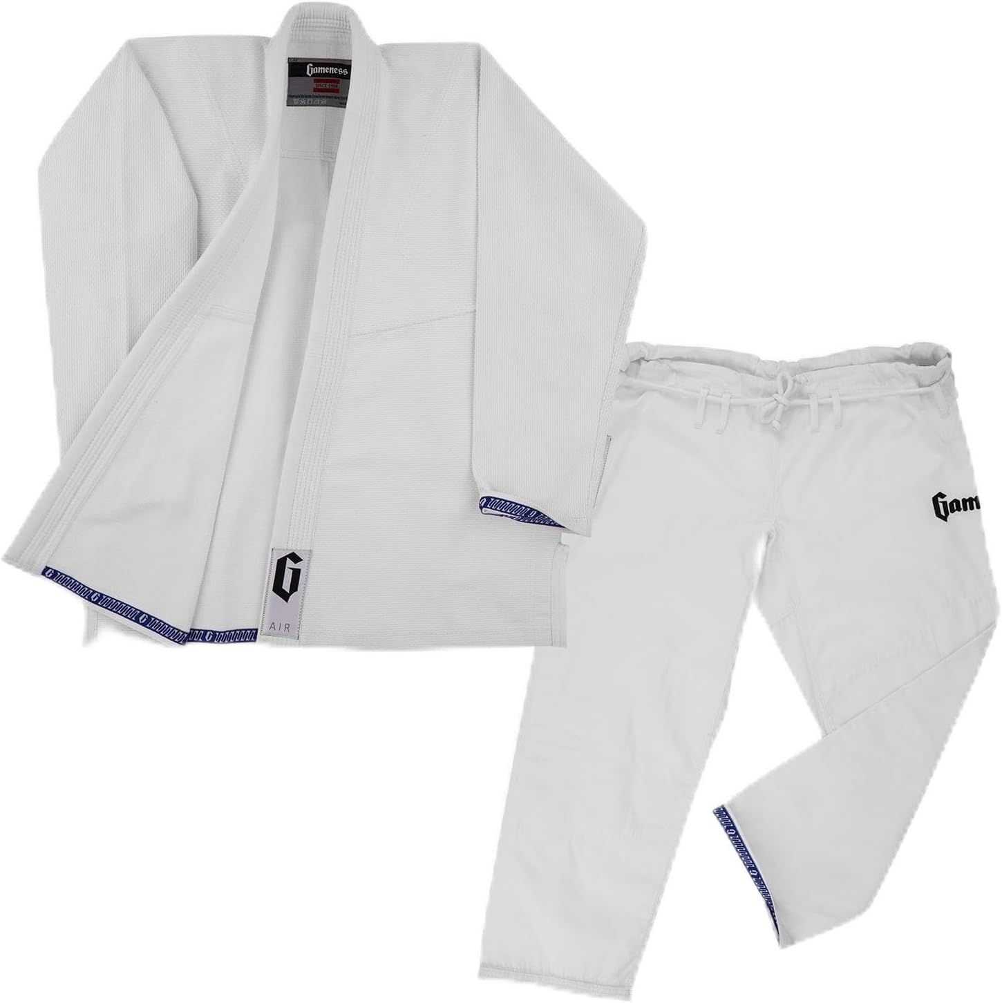 Gameness Air Gi 2.0 Jiu Jitsu Uniform | BJJ Gi White A3