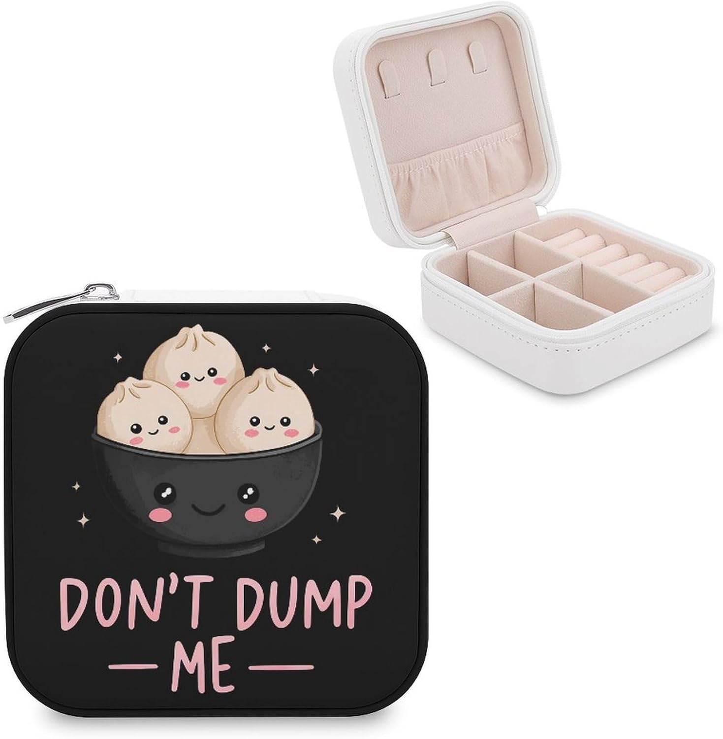 Don't Dump Me Dumpling Mini Jewelry Travel Case Small Box
