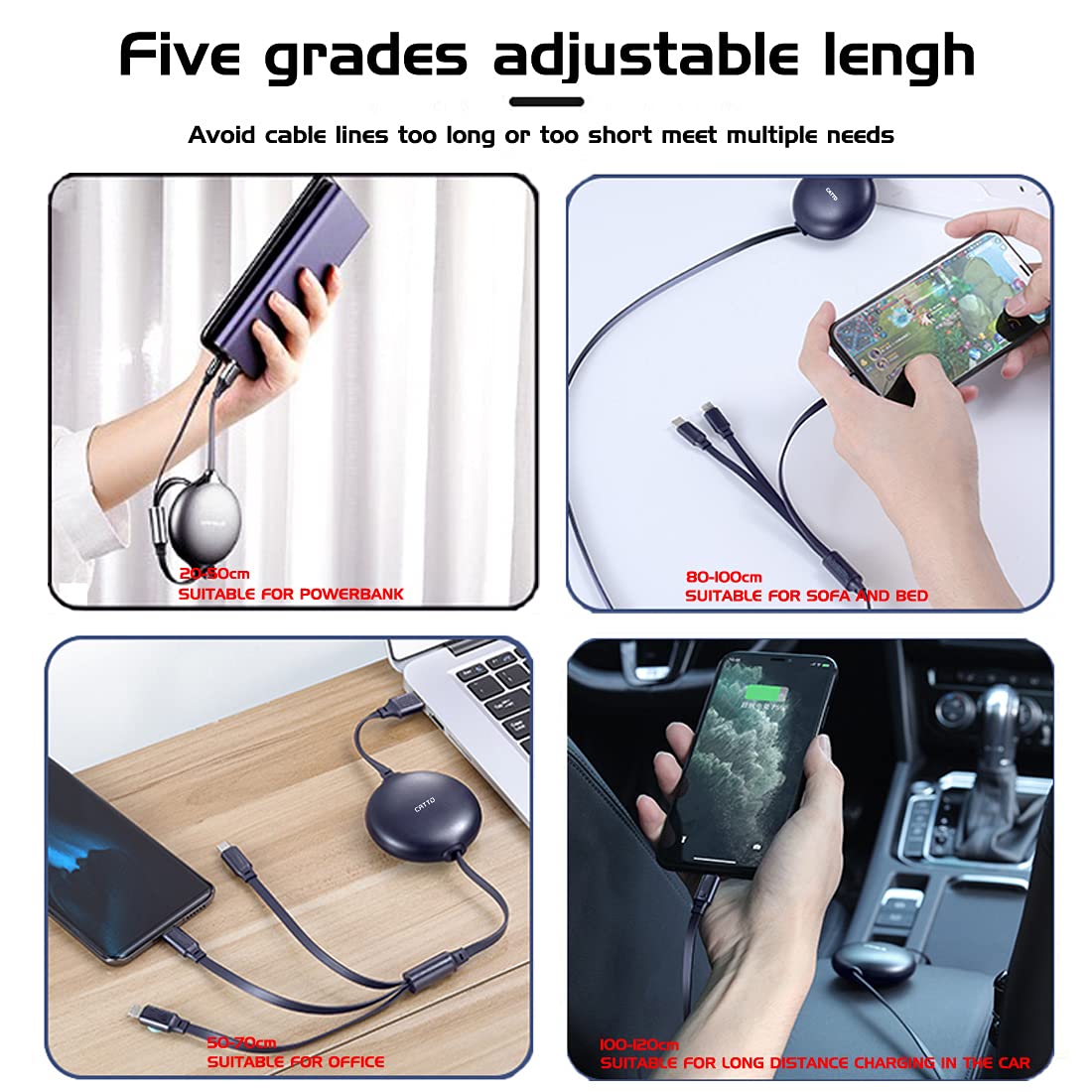 Holiday Deals 🛒 Upgrade Multi Single Retractable USB C Cable Unidirectional Retractable Phone Charger Cord One-Directional Retractable Fast Charging Cord with Phone/Type C/Micro USB Port Top Rated Upgrade Multi Single Retractable USB C Cable Unidirectional Retractable Phone Charger Cord One-Directional Retractable Fast Charging Cord with Phone/Type C/Micro USB Port