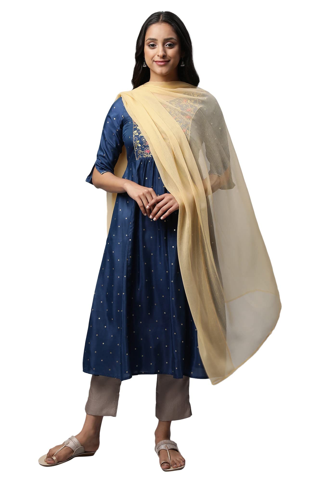 aurelia Women Georgette Regular Dupatta-picture-10