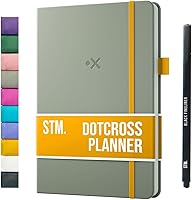 Vista 16 de Planificador Diario 2026 (Sin Fecha) A5 Dotcross Tu Organizador Diario Todo en Uno, Agenda Semanal a Primera Vista, Libro de Calendario Anual