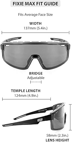 Miniatura 5 de Optic Nerve FixieMax Sunglasses Polarized Shield for MenWomen