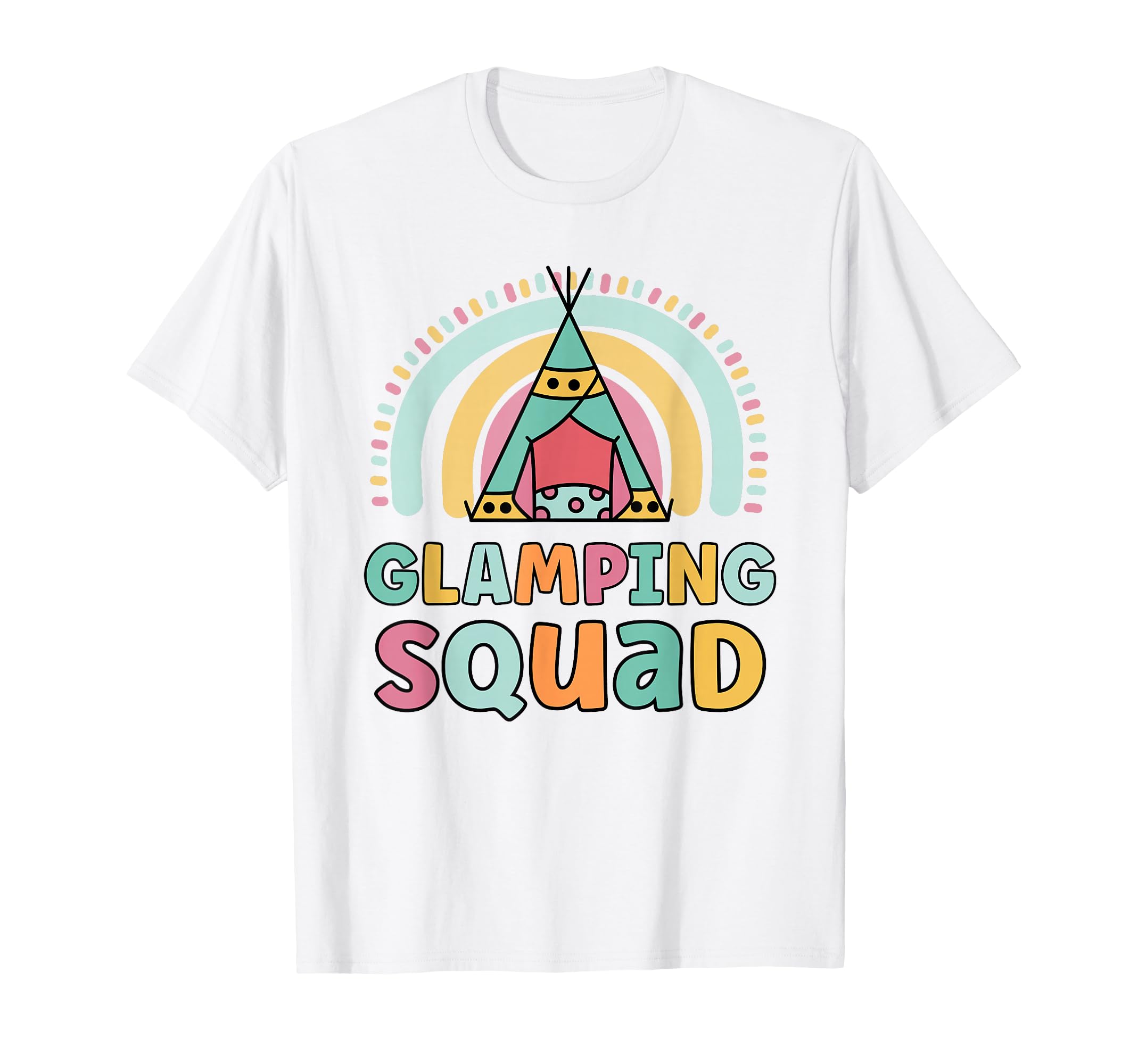 Glamping Squad Funny Matching For Girls Glamping Trip T-Shirt