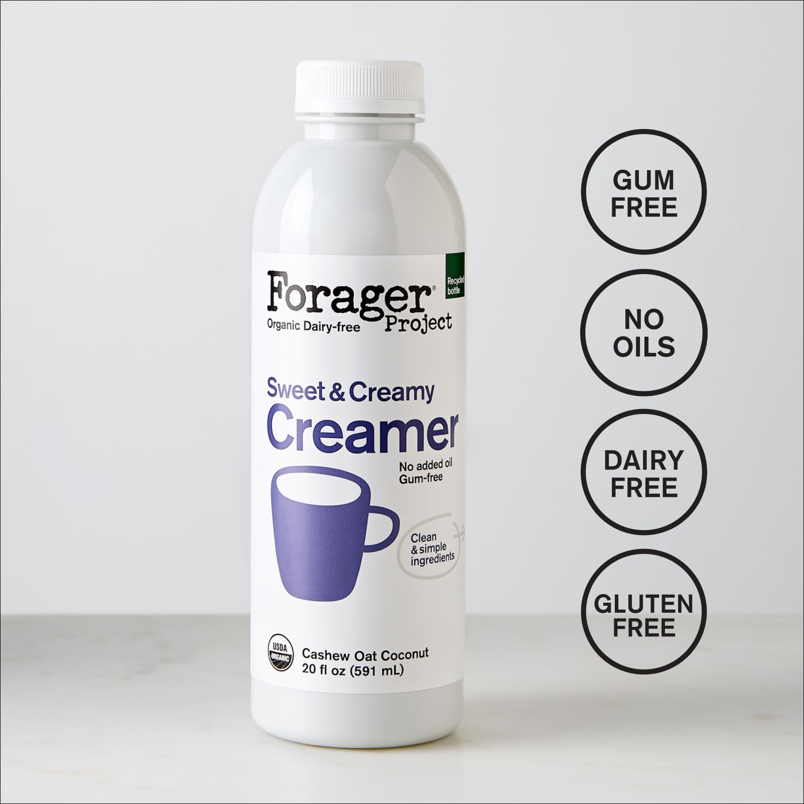 Forager Project Organic Sweet Creamer 20 Fl Oz — view 9