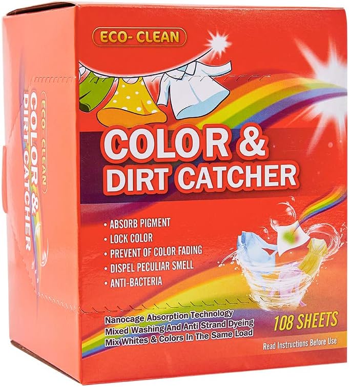 Amazon.com: Dye Trapping Sheets, 108 Count Color Keeper Sheets for ...