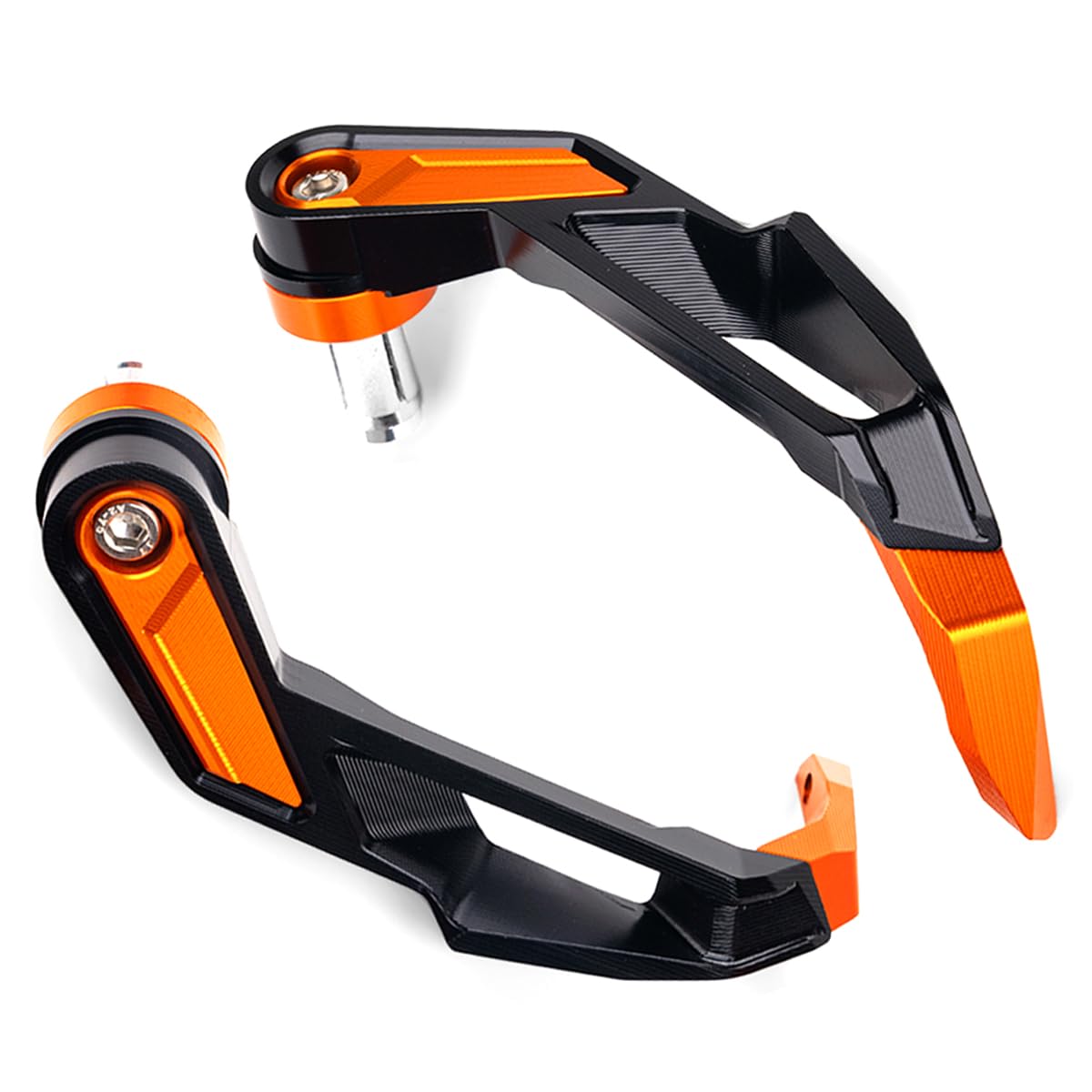 Compatibile con DUKE 390 125 200 790 250 690 1290 Super Duke R RC390 Accessori Moto Manubrio Protezione Freno Alluminio Moto Leva Frizione Paramani Protector (Arancione)