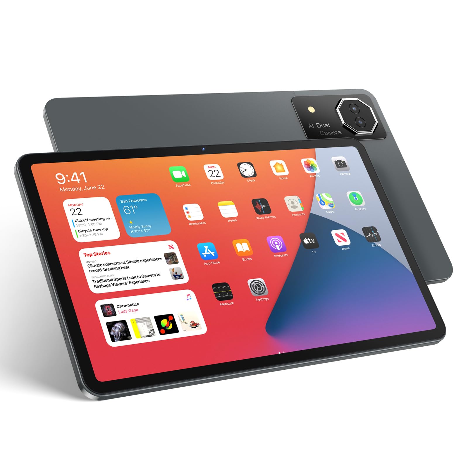 ANTEMPER Android 15 Tablet 12 Inch Gaming Tablet, 2K FHD DisplayTablets Helio G99 Octa-Core, 16GB RAM 256GB ROM (1TB Expand), 21MP Dual Camera,