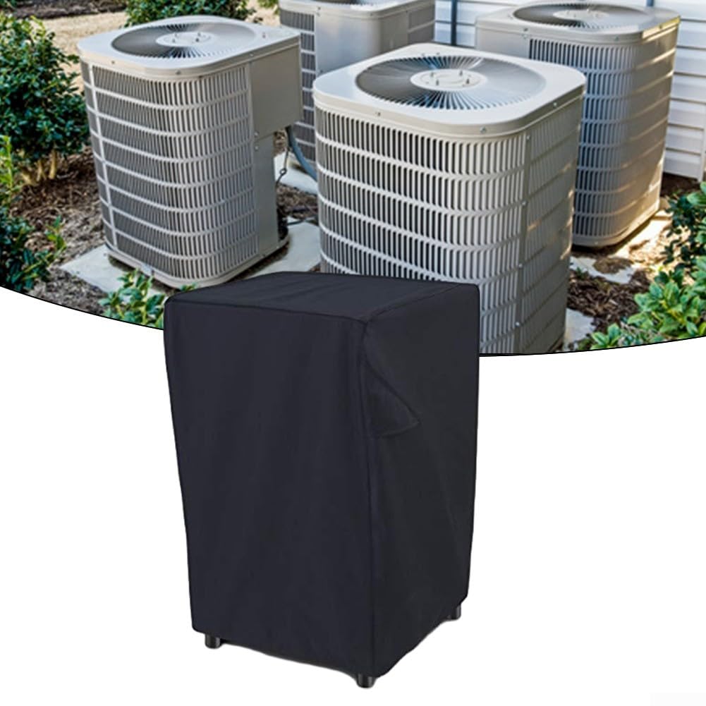 Mobile AC-Staubschutzabdeckung Aus Oxford-Gewebe – 65x50x100 Cm, Versiegelt, Einfach Aufzusetzen, Für Außengeräte