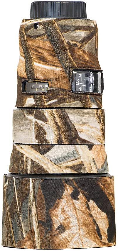 LensCoat Cover Camouflage Neoprene Camera Lens Cover Protection Nikon AF-S 300mm F/4E Pf ED VR, Realtree Max4 (lcn3004vrm4)