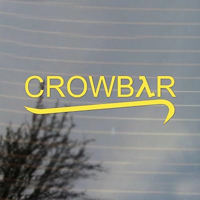 Cosplay & Fan Gear Crowbar Gaming Vinyl Decal (Canary Yellow)
