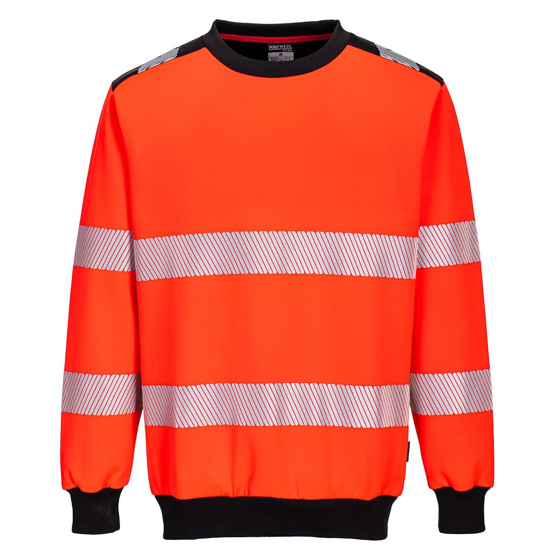 Portwest Sudadera de cuello redondo diseño combinado tejido de punto PW379