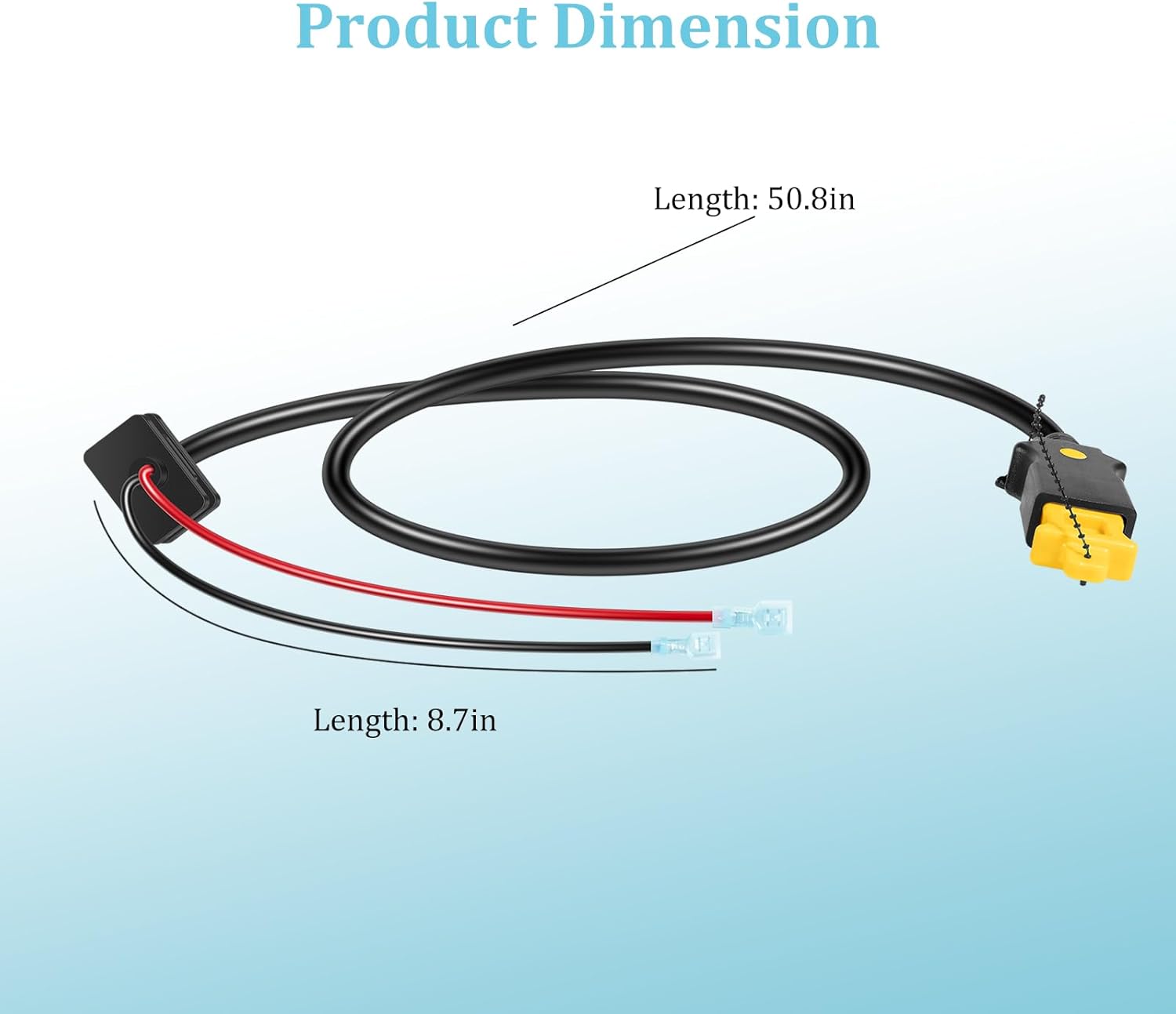 3393202 Downrigger Power Cable Motor Side Cable for Cannon Electric Downriggers Mag 15, Mag 20, Mag 20DT, Marlin