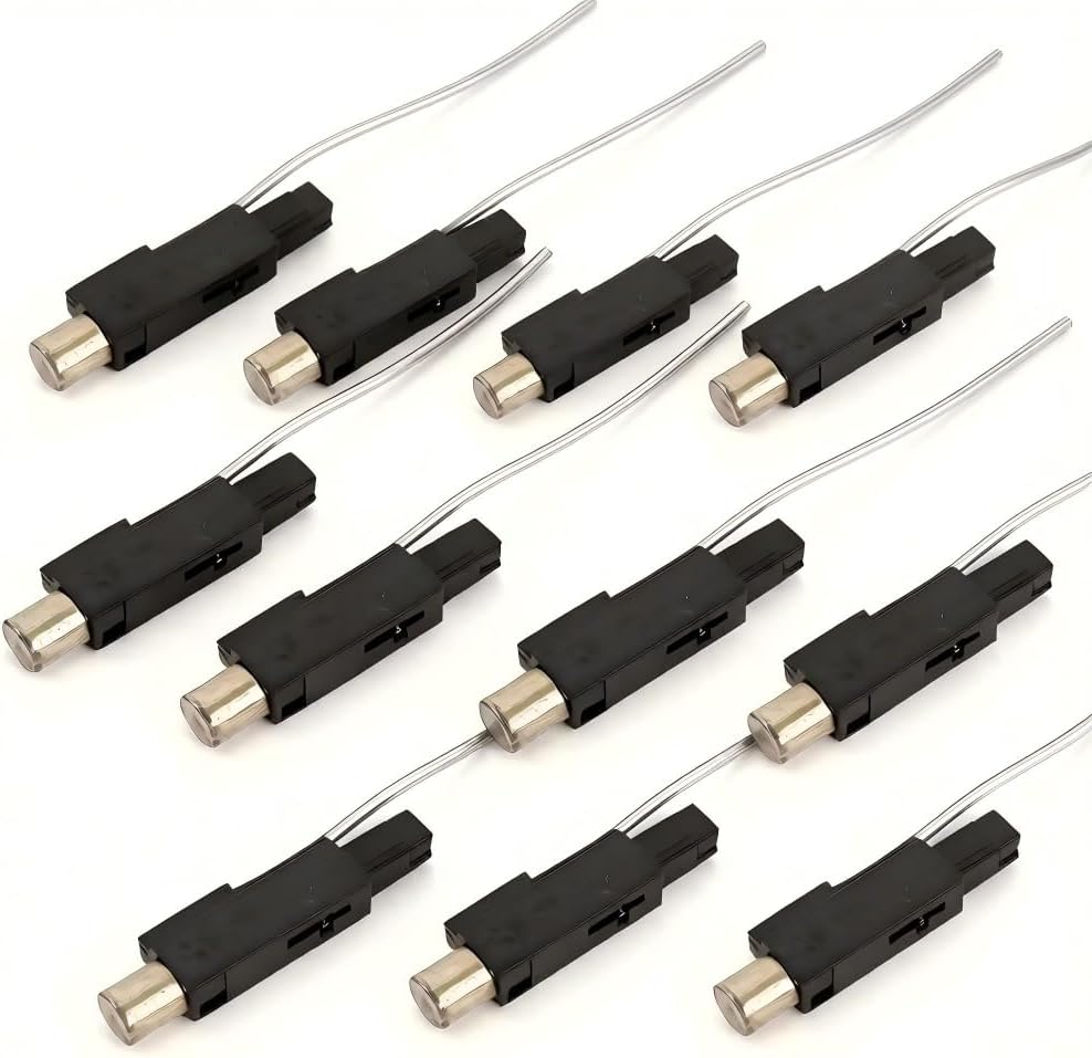 10Pcs Piezoelectric Igniter Replacement Kit, Universal Electronic Igniter with Copper Contacts for Gas Stove, Oven, Grill, Heater, Fireplace, Water Heater & Spray Gun – Spark Generator Repair Part