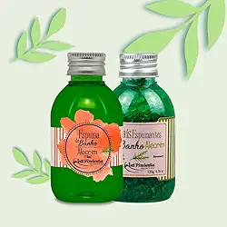 KIT SAIS E ESPUMAS ALECRIM - PARA BANHEIRA, HIDRO E JACUZZI