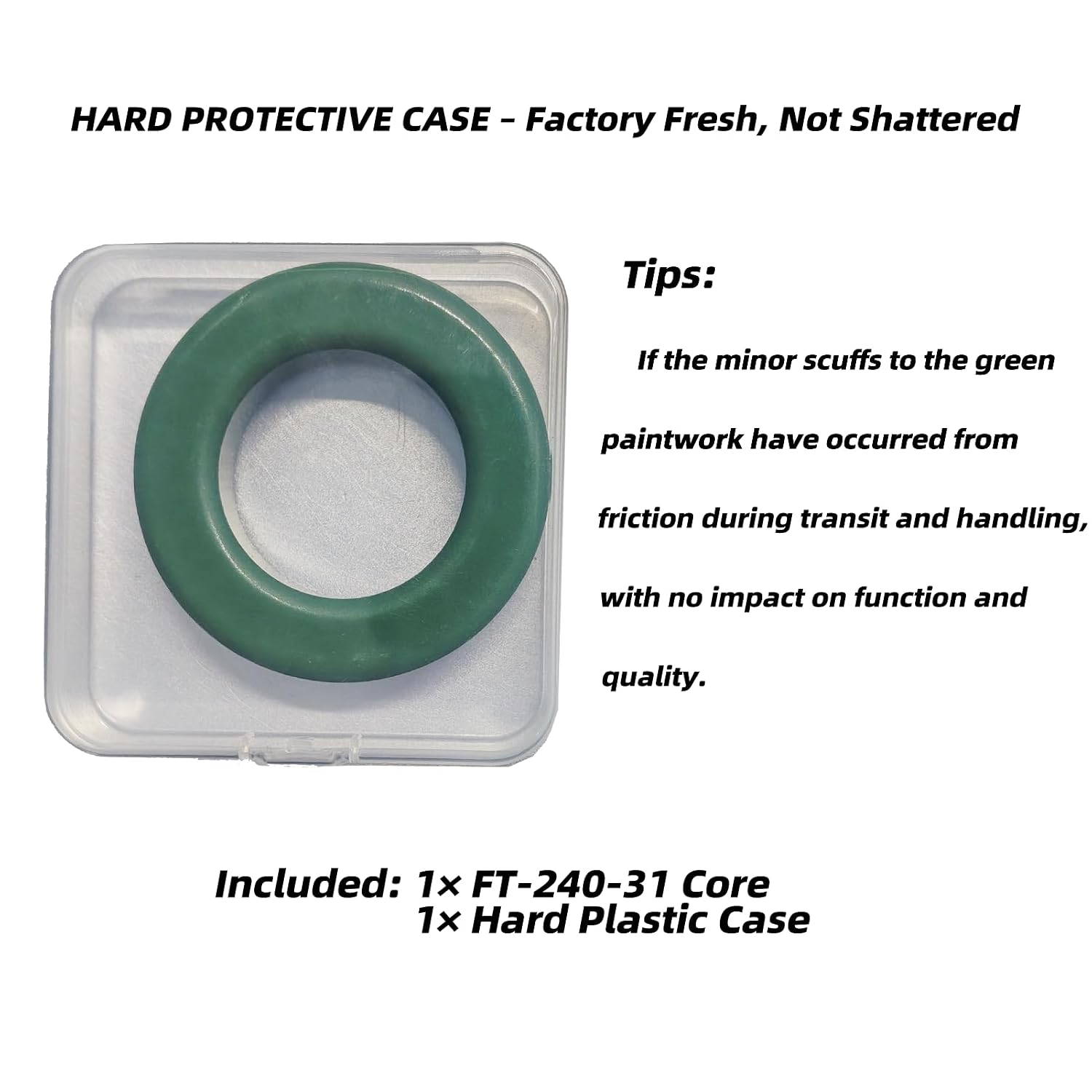 Toroid Ferrite Core Compatible with FT240-31 Ferrite Choke,1 PCS