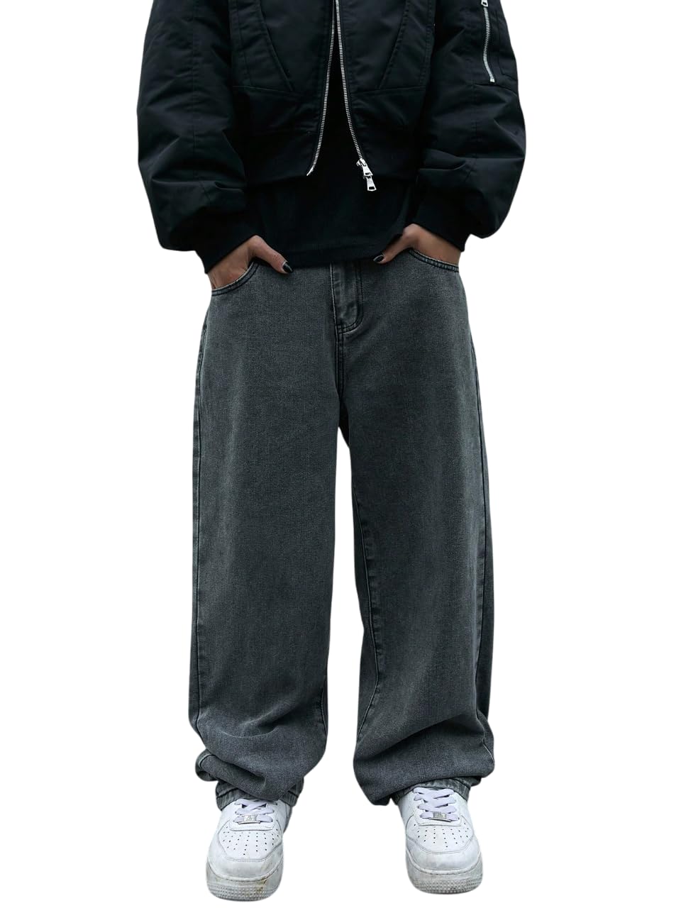 dockstreet Men Baggy Jeans in Stretchable (Jet Black) and Stretchable (Colored) Jeans || Pure Cotton || Extremely Soft Touch ||Breathable Denim for Summer Season Comfort||Jeans||-picture-18