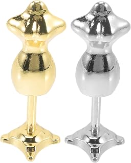 ULTECHNOVO 2 Pçs Cabide De Boneca Para Crianças Estatueta Estatueta De Exibição Vestido De Corpo Manequim Corpo De Boneca Vestido De Boneca De 18 Polegadas Suportes De Boneca De Exibição