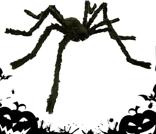 Arañas Decoraciones de Halloween, Arañas de Halloween - Accesorios de araña para casa embrujada - Grandes decoraciones de araña falsas, accesorios espeluznantes y realistas, decoraciones para