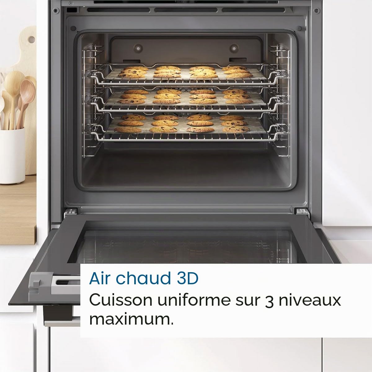 Bosch Series | 4 HBA512ES0 - Electric oven, Cleaning with Aqualisis, 60 x 60 cm, hidden remotes, 1 guide, Black
