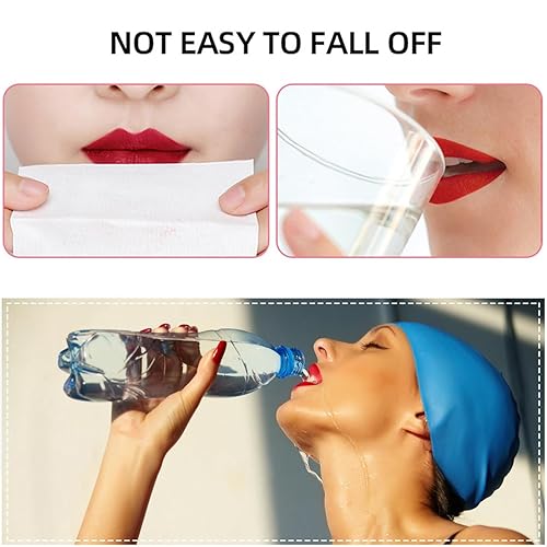 Miniatura 6 de FYEBOO Juego de tinte de labios de lápiz labial de cigarrillo mate de 4 colores, lápiz labial de cigarrillo de tubo, mancha de labios de larga