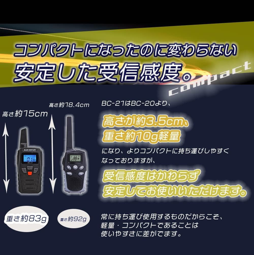 Amazon | BLUE CENTURY ブルーセンチュリー 国内メーカー 特定小電力