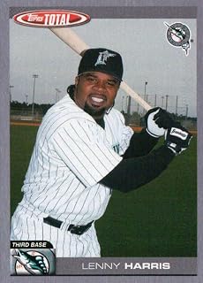 2004 Topps Total Silver #334 Lenny Harris Florida Marlins MLB Baseball Card NM-MT