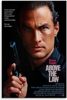 Above The Law Movie Poster Canvas Art Painting Office Home Wall Decor Gifts 08x12inch(20x30cm)