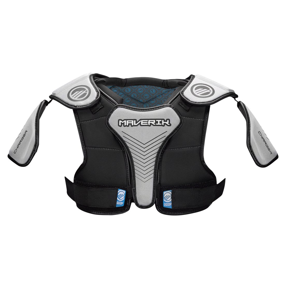 Amazon.co.jp: Maverik充電器ラクロスショルダーパッド ブラック  