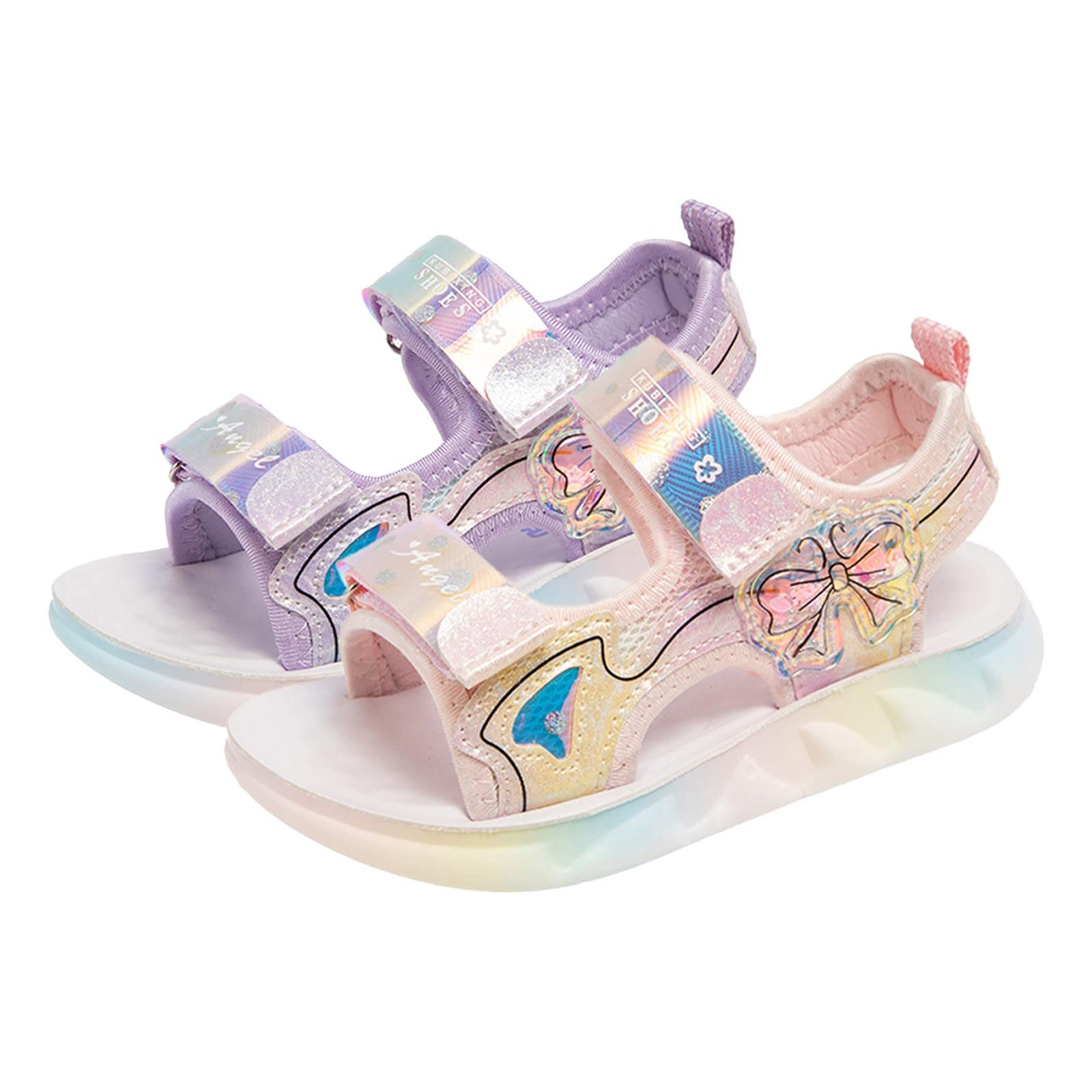 Scarpe da principessa, in plastica, da spiaggia, per bambini, con suola antiscivolo, leggere, traspiranti, per bambini, suola morbida, per il tempo libero