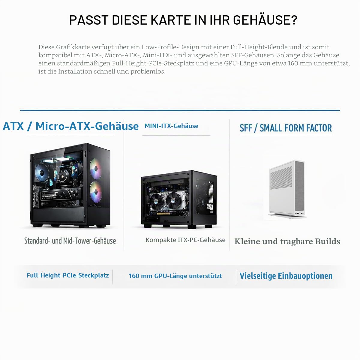 Radeon RX 5700 XT Grafikkarte, GDDR6 256-Bit RDNA Architektur 1755/1905mhz (base/boost Clock) Directx 12 HDMI DP Pcie4.0 2K PC Gaming Videokarte Für Office Gaming, R7 350 4GB LP, 8GB
