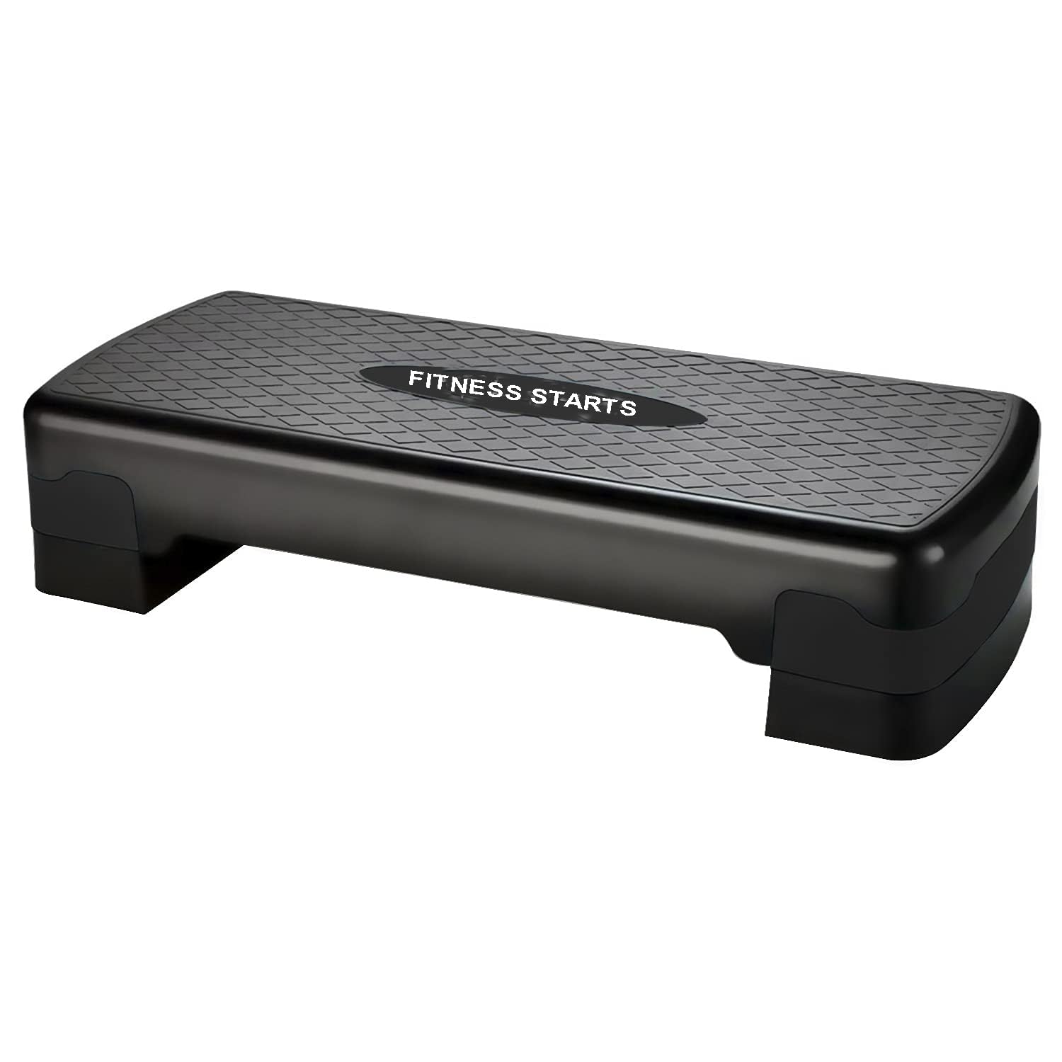 Exercise Step Platform Aerobic Stepper Bench, Workout Deck with Adjustable Riser Height - (Pack of 1)-image-10